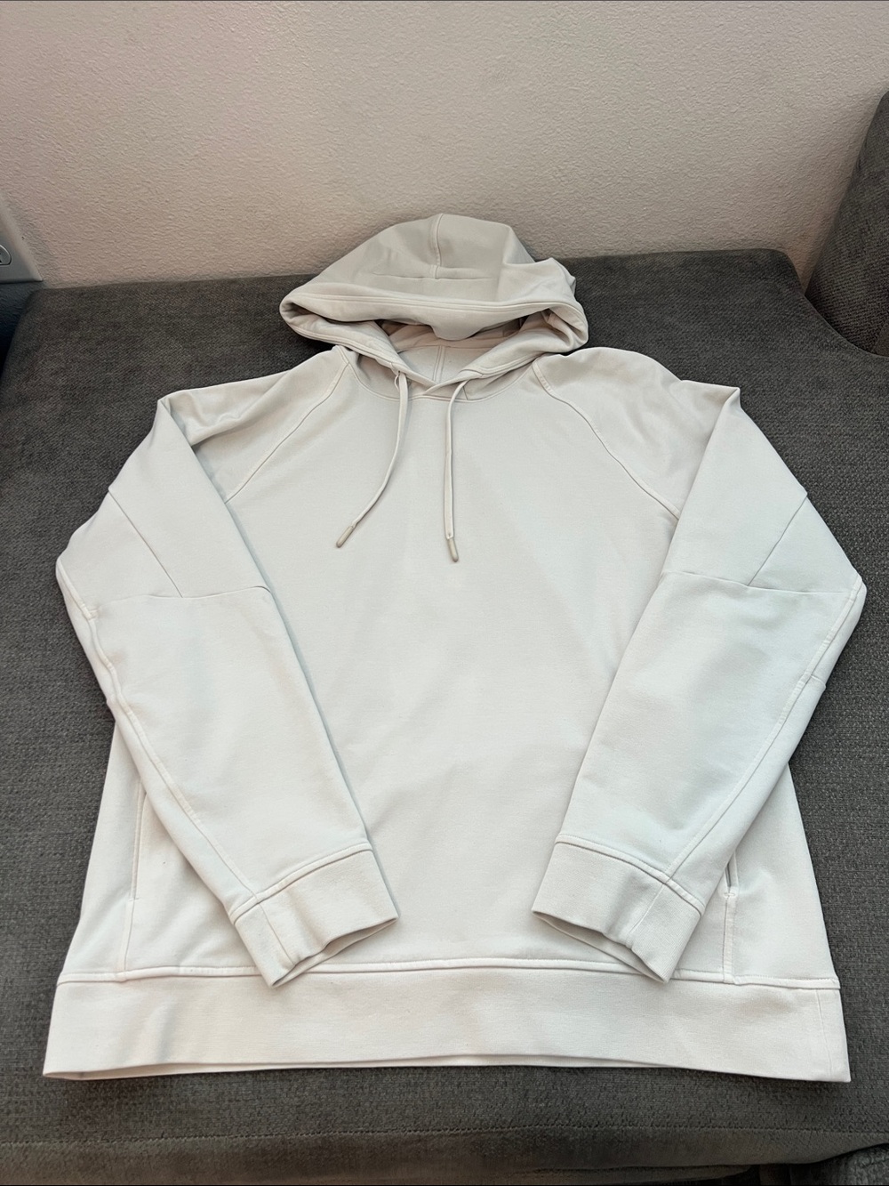 lululemon athletica Men's Hooded Pullover Sweatshirt - Off-White/Cream